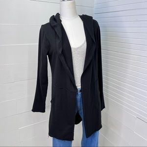 3/$20☀ Elwood Open Front Hooded Black Sweatshirt Jacket